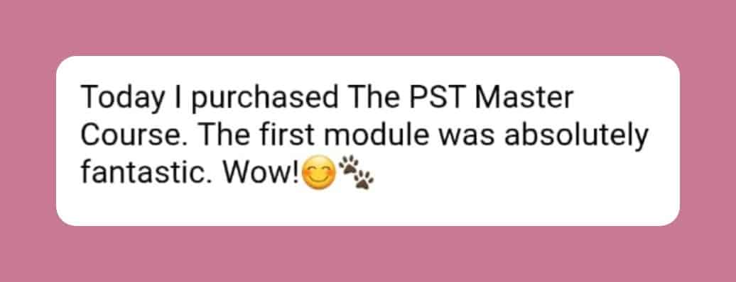 cotc-testimonial-1 Testimonial: Today I purchased The PST Master Course. The first module was absolutely fantastic.